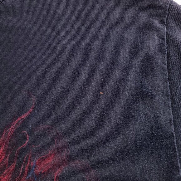 Vintage Y2K 00s Exile evil cigar smoking gangster clown faded black shirt - Picture 5 of 5